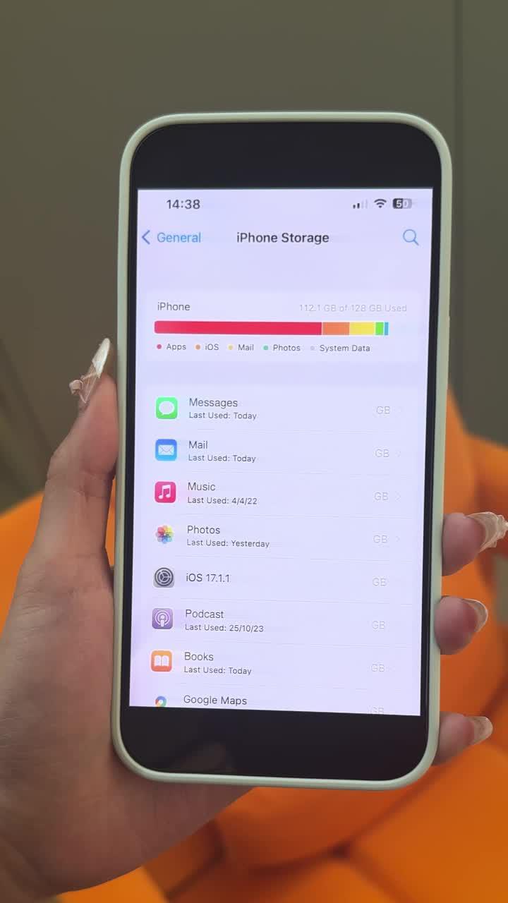 The application can also scan phone to find cache files.