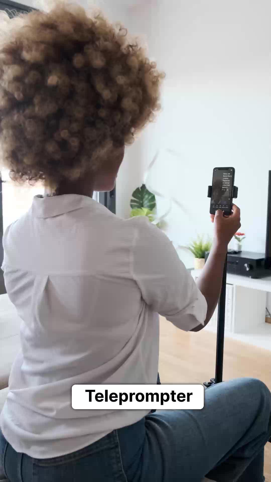 Easy way to create high quality videos - use BIGVU teleprompter app!