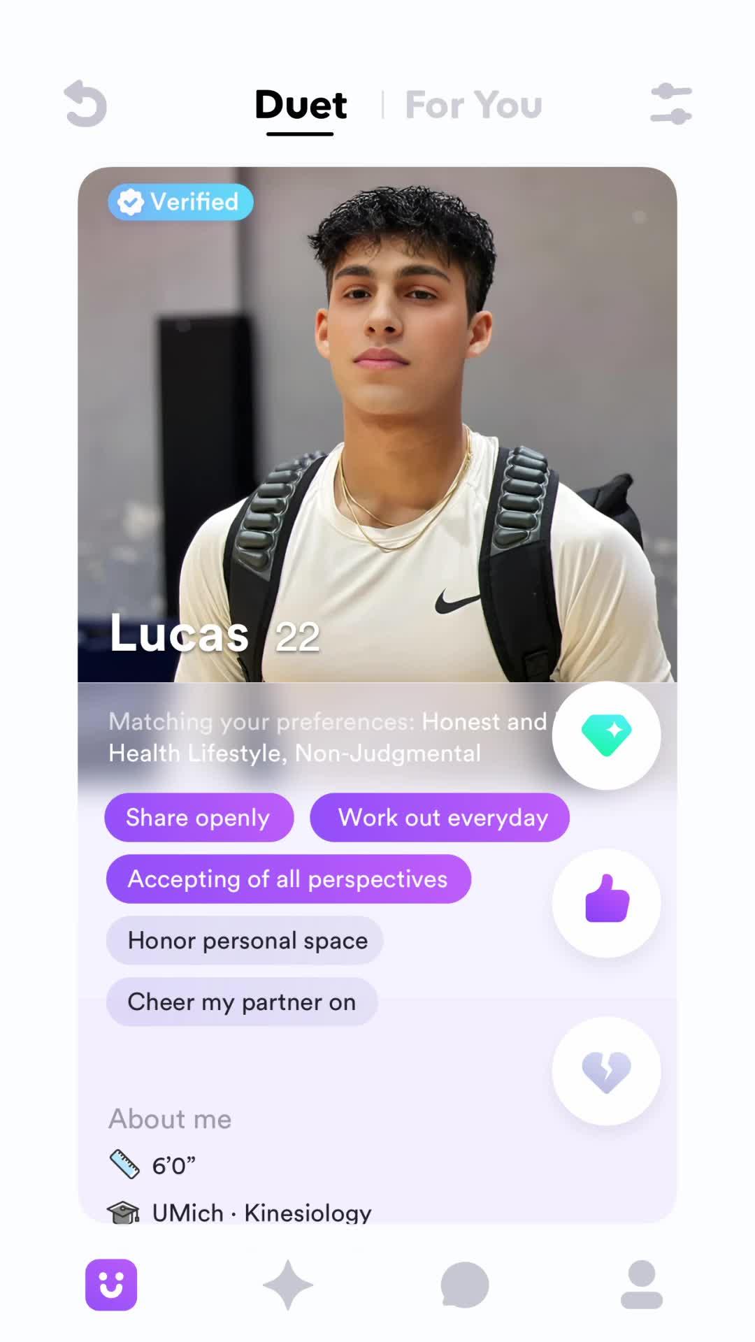 Meet people you truly vibe with on Duet!