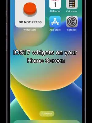 iOS17 widgets on your home screen