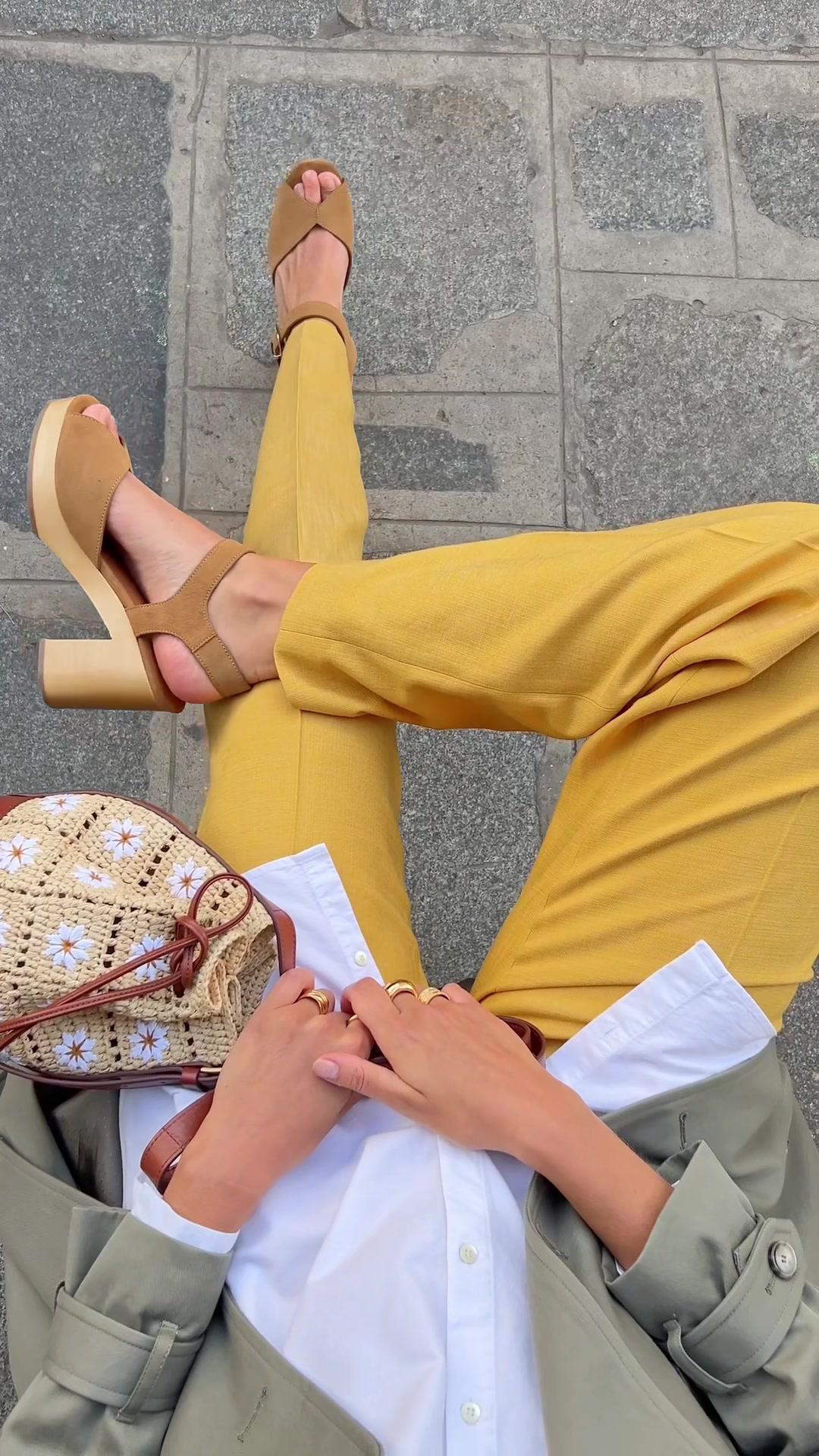 Spring accessories are IN ✨ shoes and bags are everything ❤️ Bring the sunshine with our new arrivals bursting with color and life - now on Sezane website & the App. #sezane #Spring #TikTokFashion #shoes #bag #springfashion 
