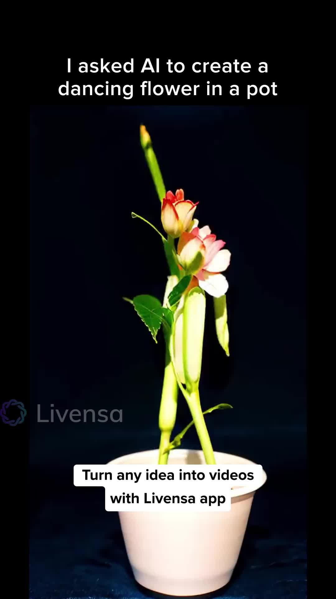 Create Al videos with your own words on mobile