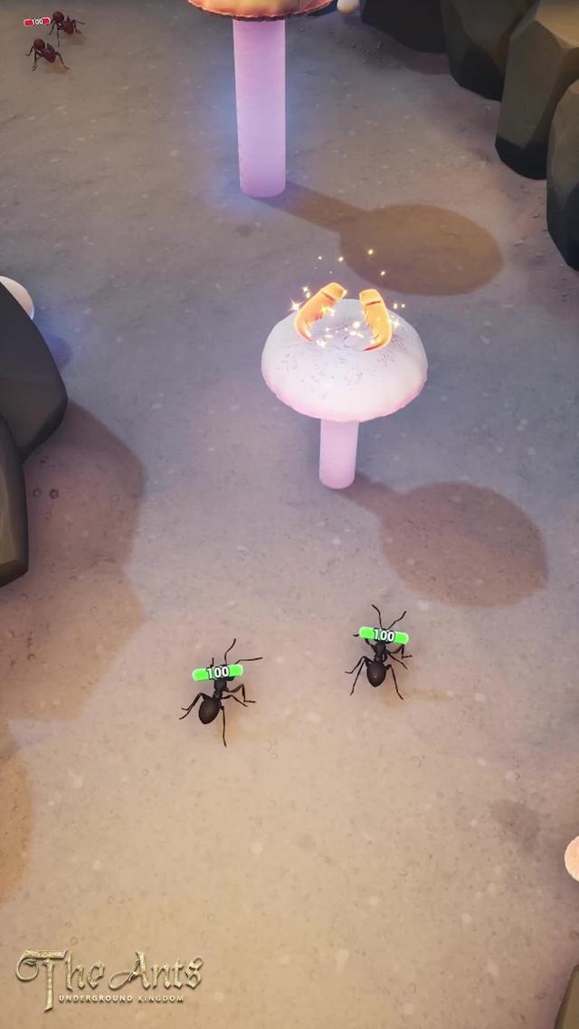 Spiele die Rolle der Ameisen