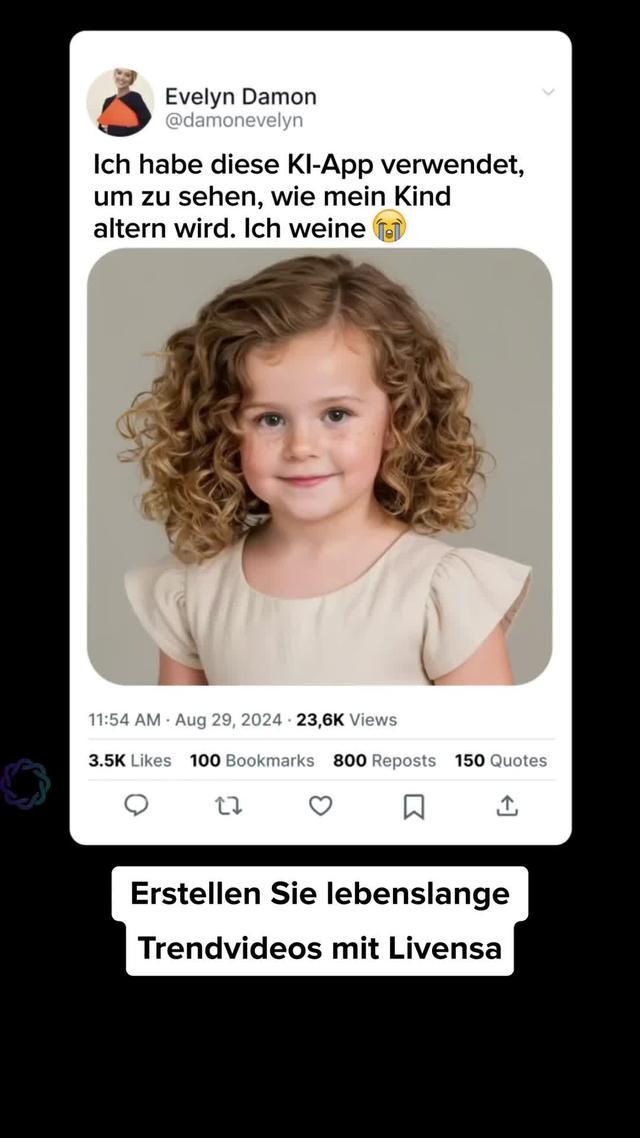 Mobilgerät mit eigenen Worten KI-Videos erstellen.