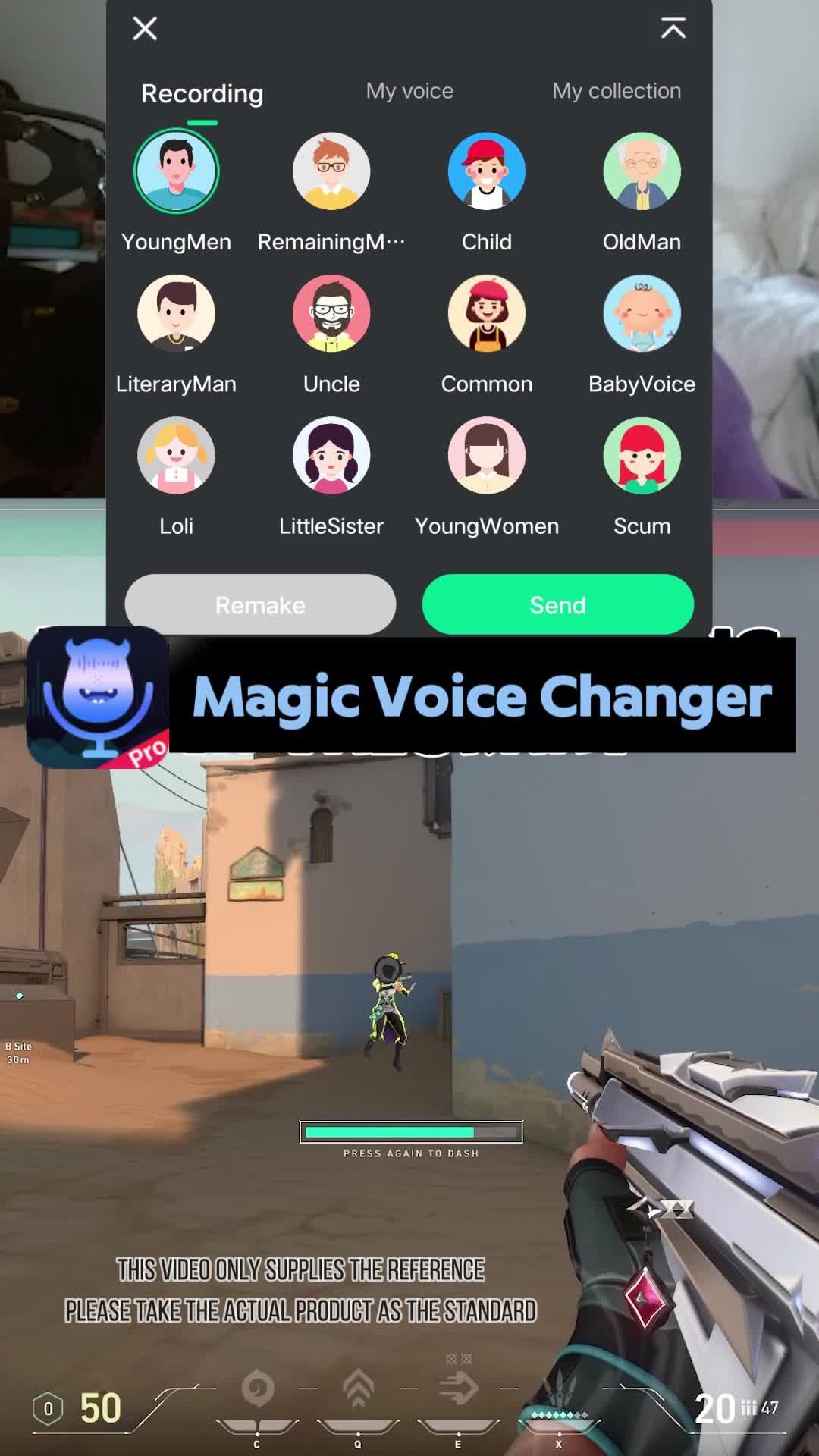Omg , that voice change sounds so real!