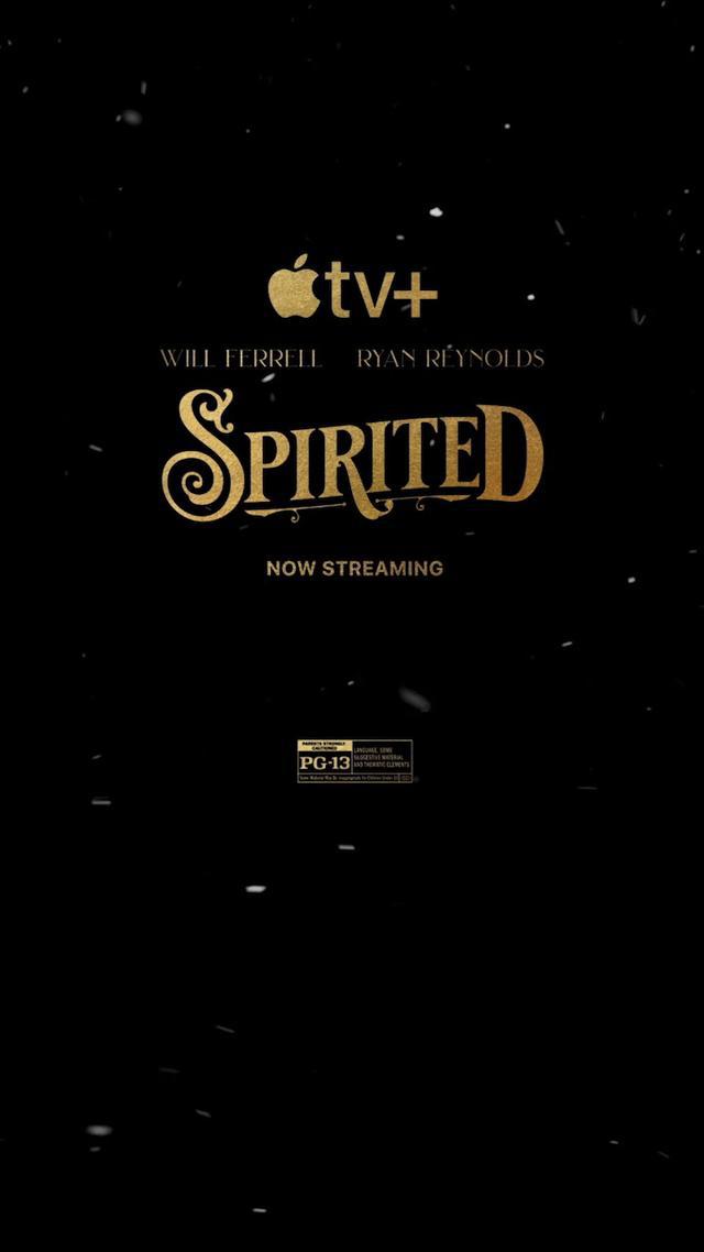 Spirited now streaming on Apple TV+