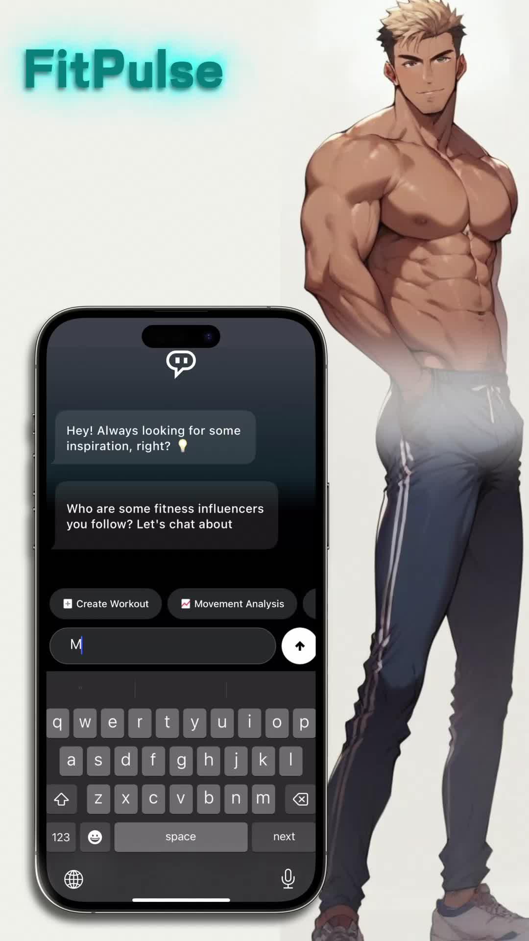 Your AI coach for personalized fitness plans! Let's crush goals together!