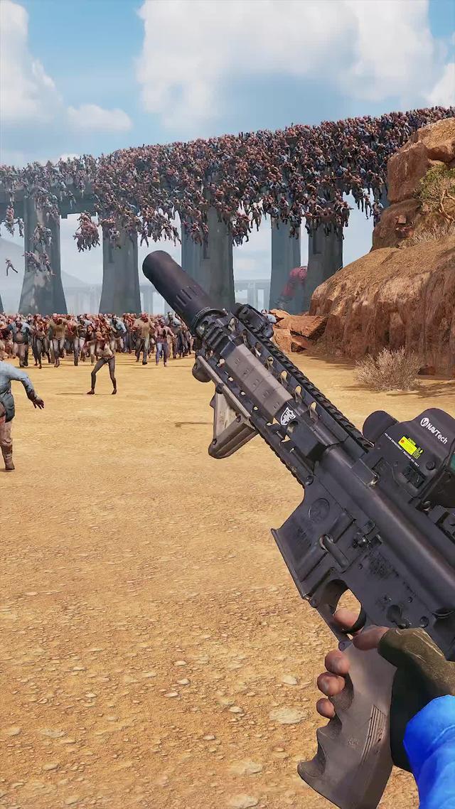 百種武器，激燃射擊！最新末日遊戲，喪屍世界大作戰！