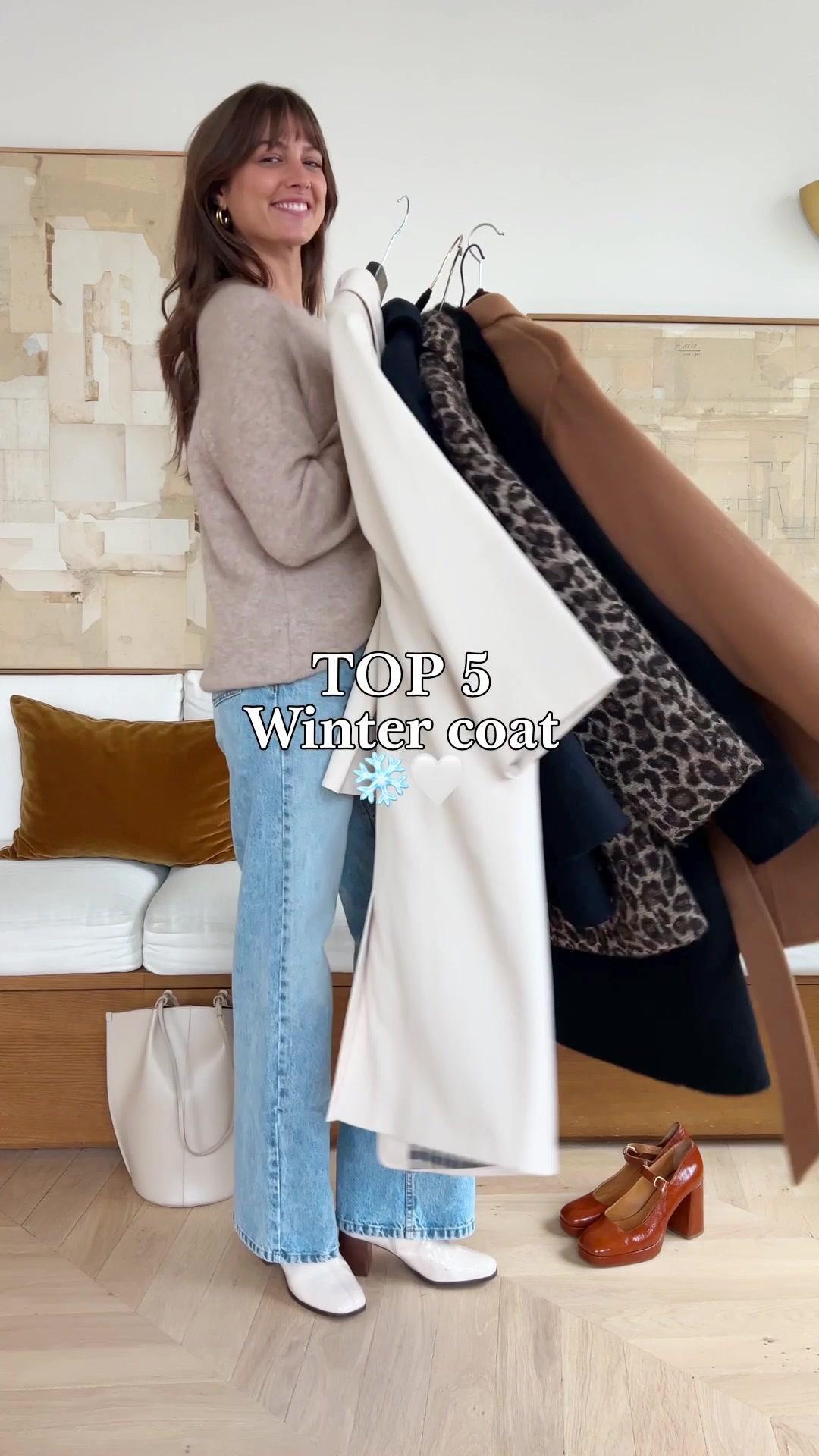 Top 5 Sézane winter coat 🤍 it’s cold outside!  #sezane #tiktokfashion #winterfashion #winterishere