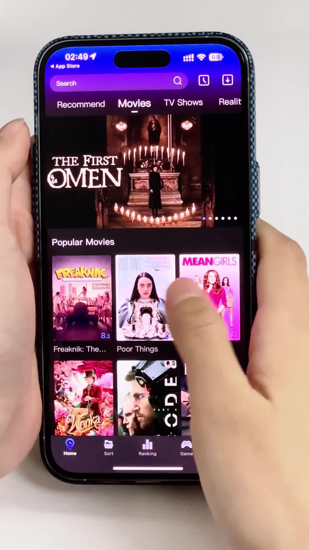 Watch the latest and hottest movies and TV series for free on iPhone