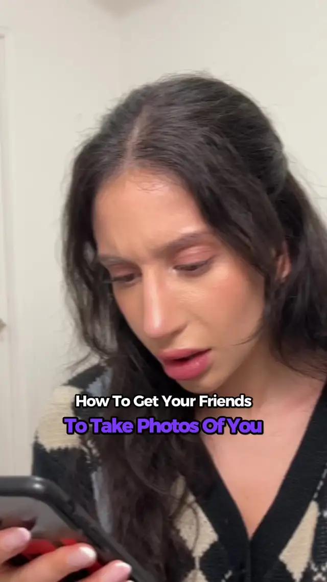 Easiest way to get your friends to take photos of you!