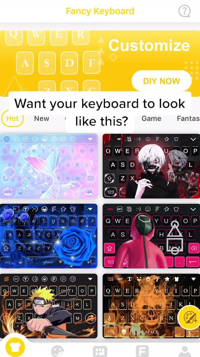 One Tap make your keyboard interesting!!