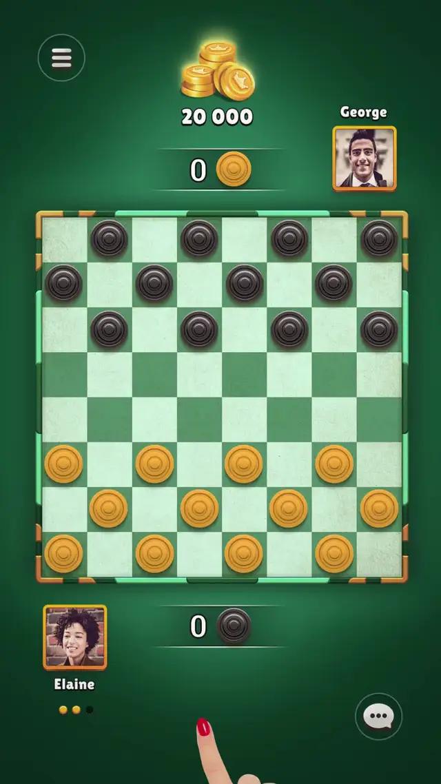 Challenge your friends to a quick multiplayer checkers match.