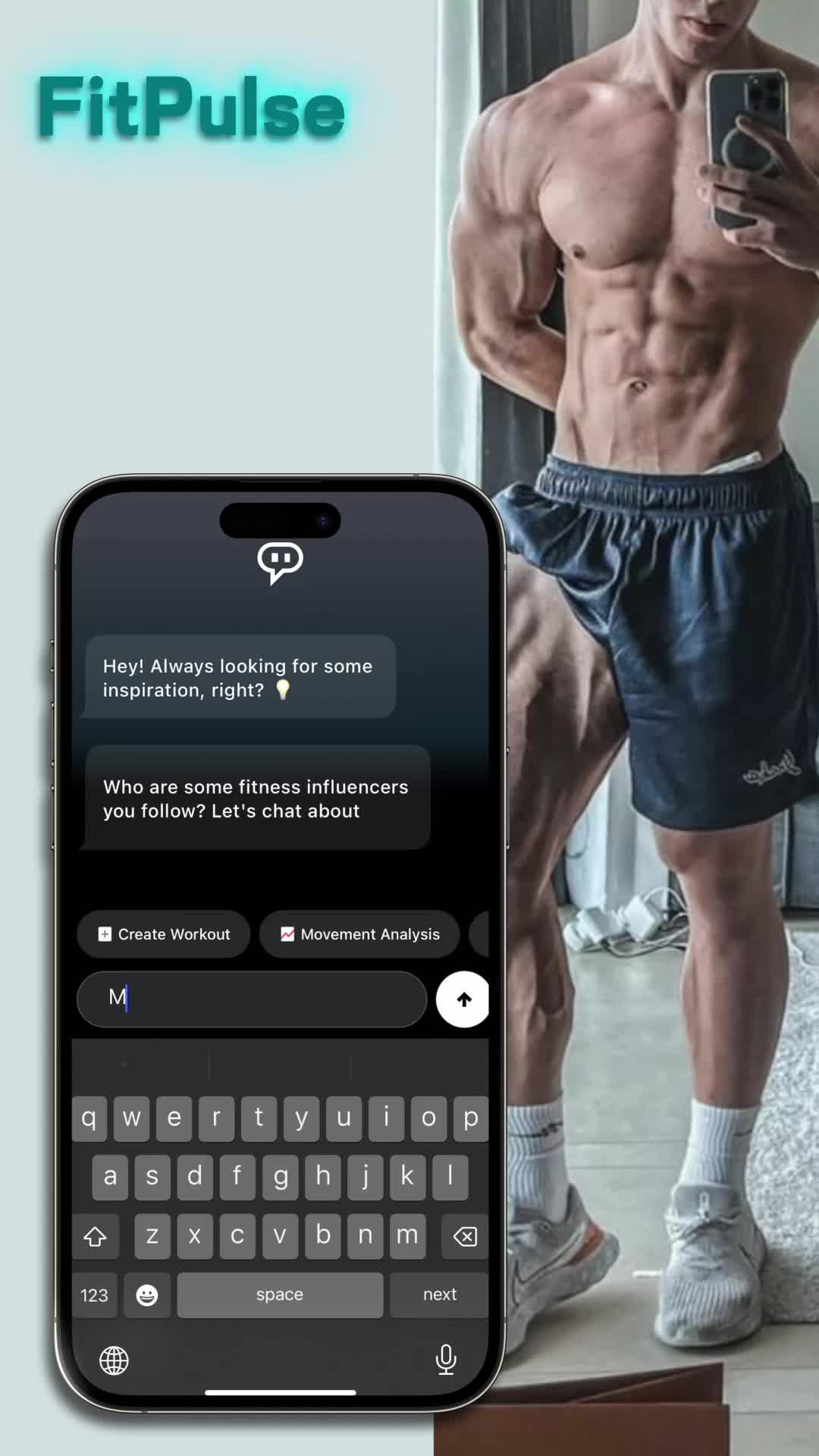 Your AI coach for personalized fitness plans! Let's crush goals together!