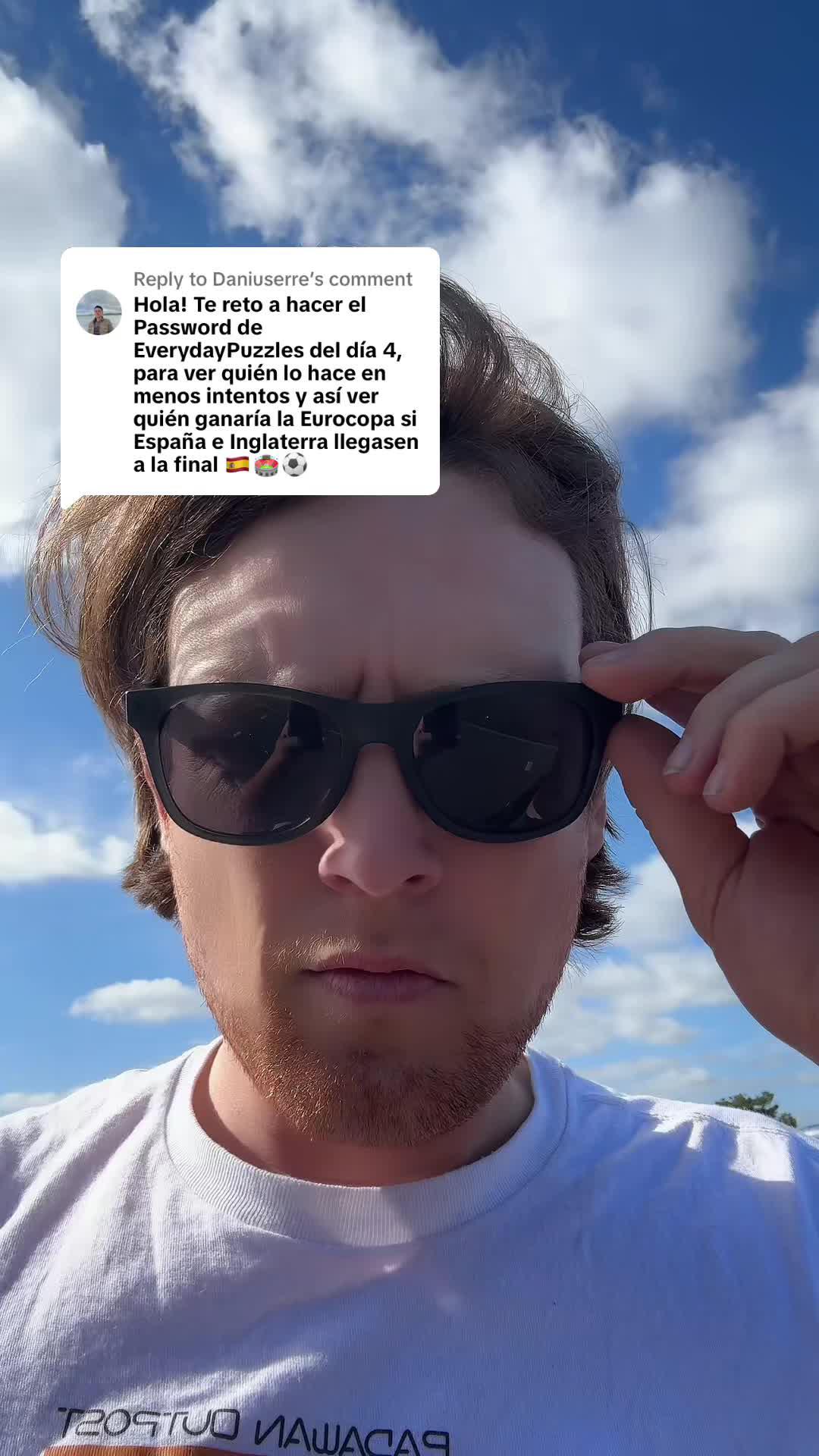 Replying to @Daniuserre  CHALLENGE ACCEPTED!!  From spain #wordgames #challenge #mobilegame #puzzle #wordle #everydaypuzzles