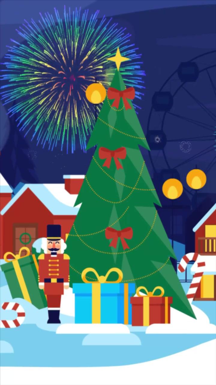 Pt.2 Merry Christmas Everyone! Download the app and let's sing together!  #happynewyear #jinglejanglewithme #christmas #kids #gamesforkids #speechtherapy #child #kidssong #learningisfun