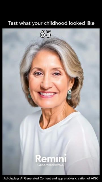 The life cycle of the ai me #remini #aging