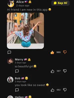 Download the chat app and chat together!