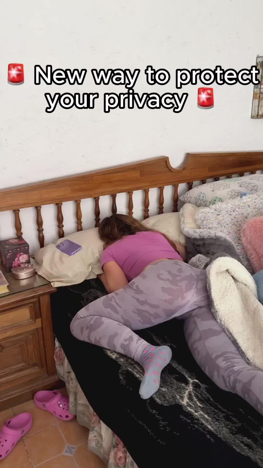 The phone will alert when someone touches the phone