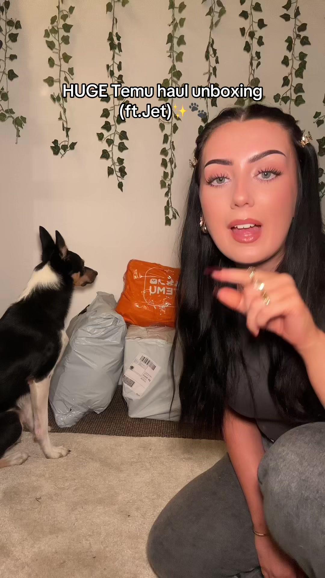 ITS UNBOXING TIME AGAIN🧡👀 ft.Jet of course🐾 Temus homeware is addictive!🫶🏼 Use code DMQ9864 in #temu search bar for £100 coupons! L!nk in bio (New app users only) ad #temucode  #unboxing #haul