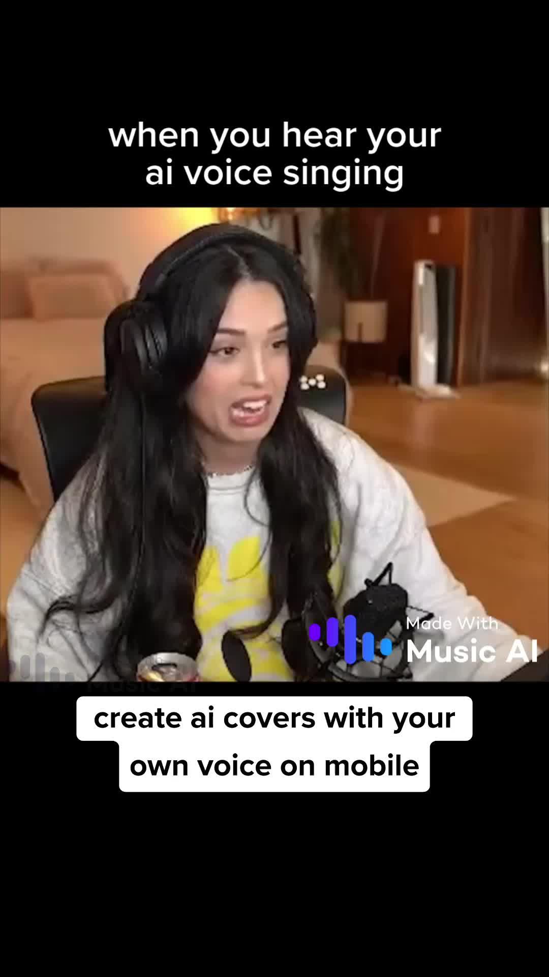 Create AI covers with your own voice on mobile