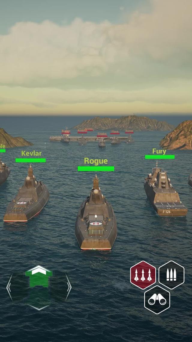 Command your warship to epic battles