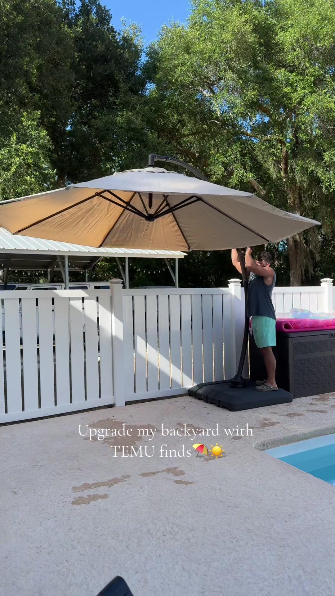 TEMU Outdoor Finds!☀️🔍code: dpq2587 in #temu for special offers or check 🔗 in bi0 (app new users only with qualifying orders) ⚡️Faster Delivery and shipping📦 #temusale #outdoorfun #outdoorliving #backyardvibes #temuoutdoor #temumusthaves #summerparty #outdoorentertaining #outdoors #backyard #backyardtransformation