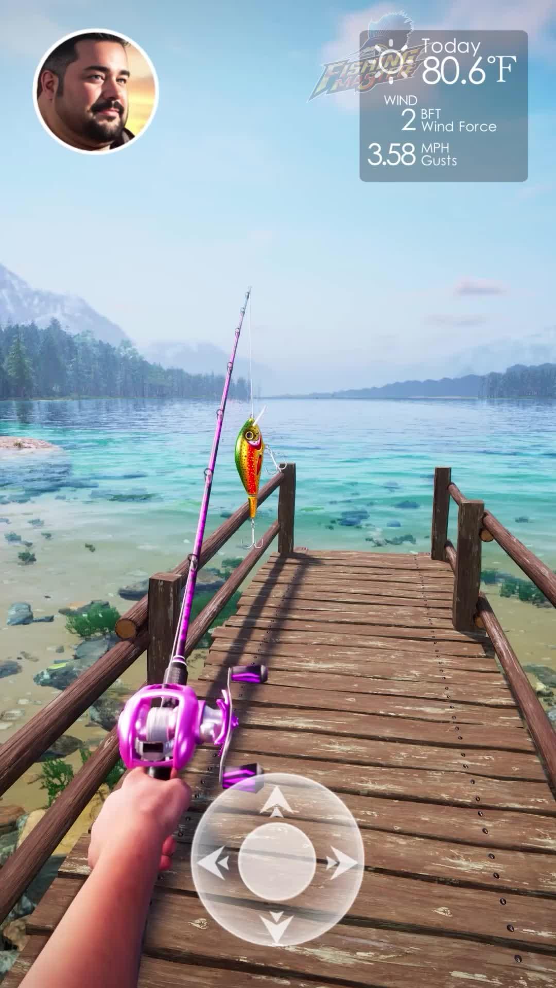 Real fish, real fun. Enjoy stunning 3D fishing environments, download Fishing Master now!