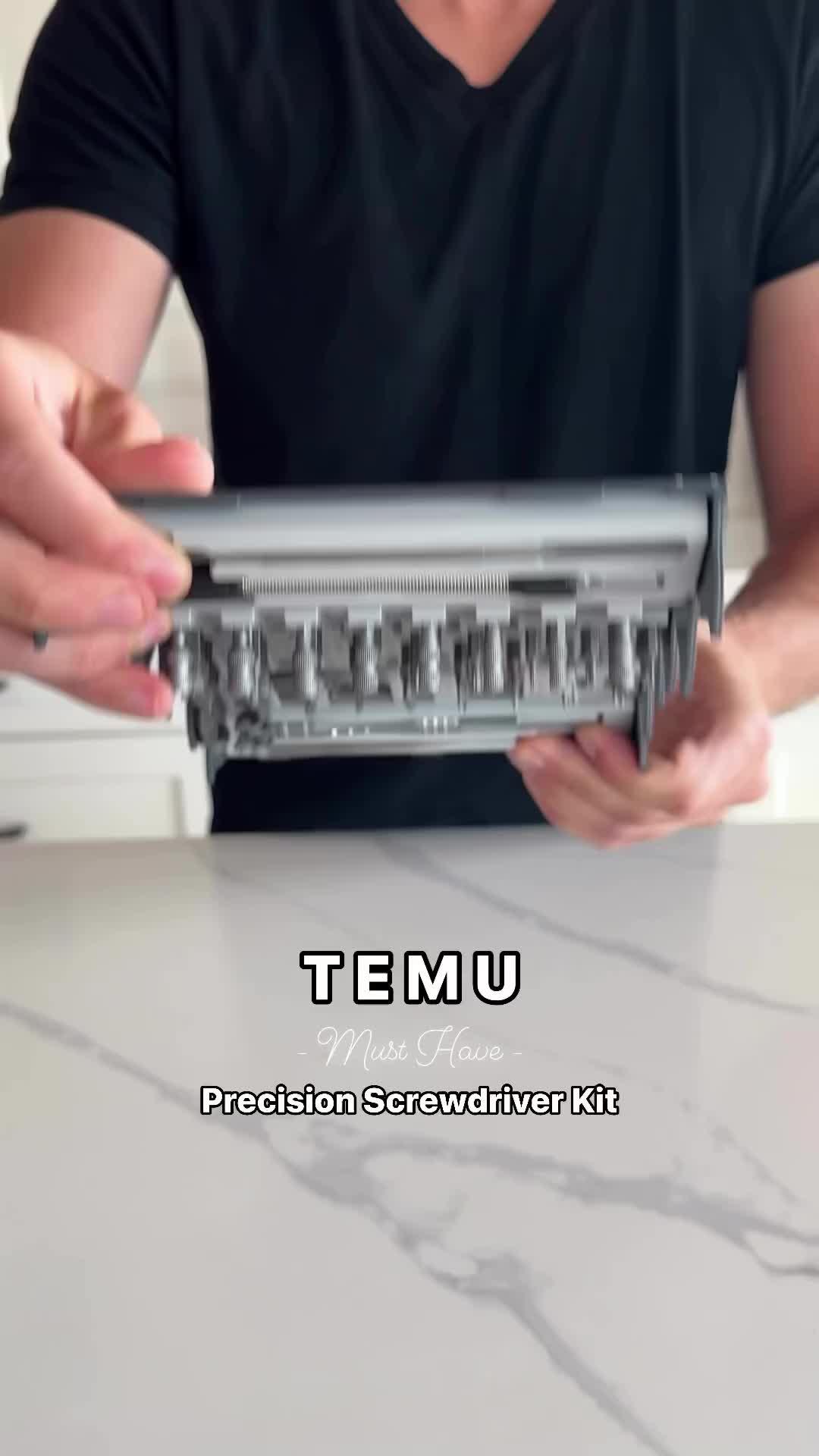 A must have in every household! The most handy, amazing precision screwdriver set from @Temu  It also makes an amazing gift for Father's Day, don't you agree? Get it in Temu for only $1!!! https://share.temu.com/KYwalMYnSqA