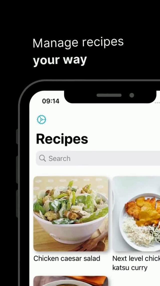 Mange your recipes with Recipease