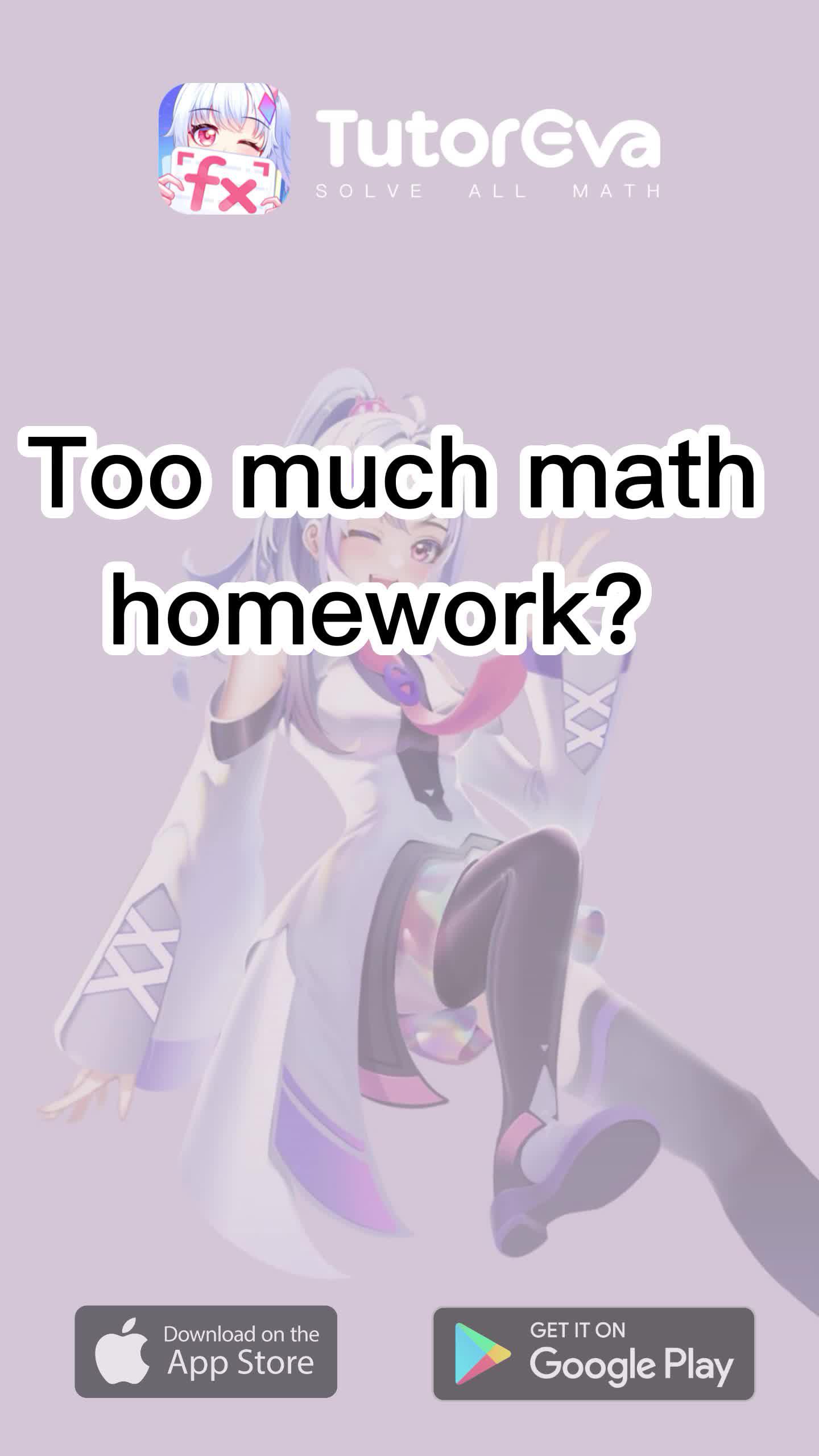 Can't finish your homework? EVA enables help.