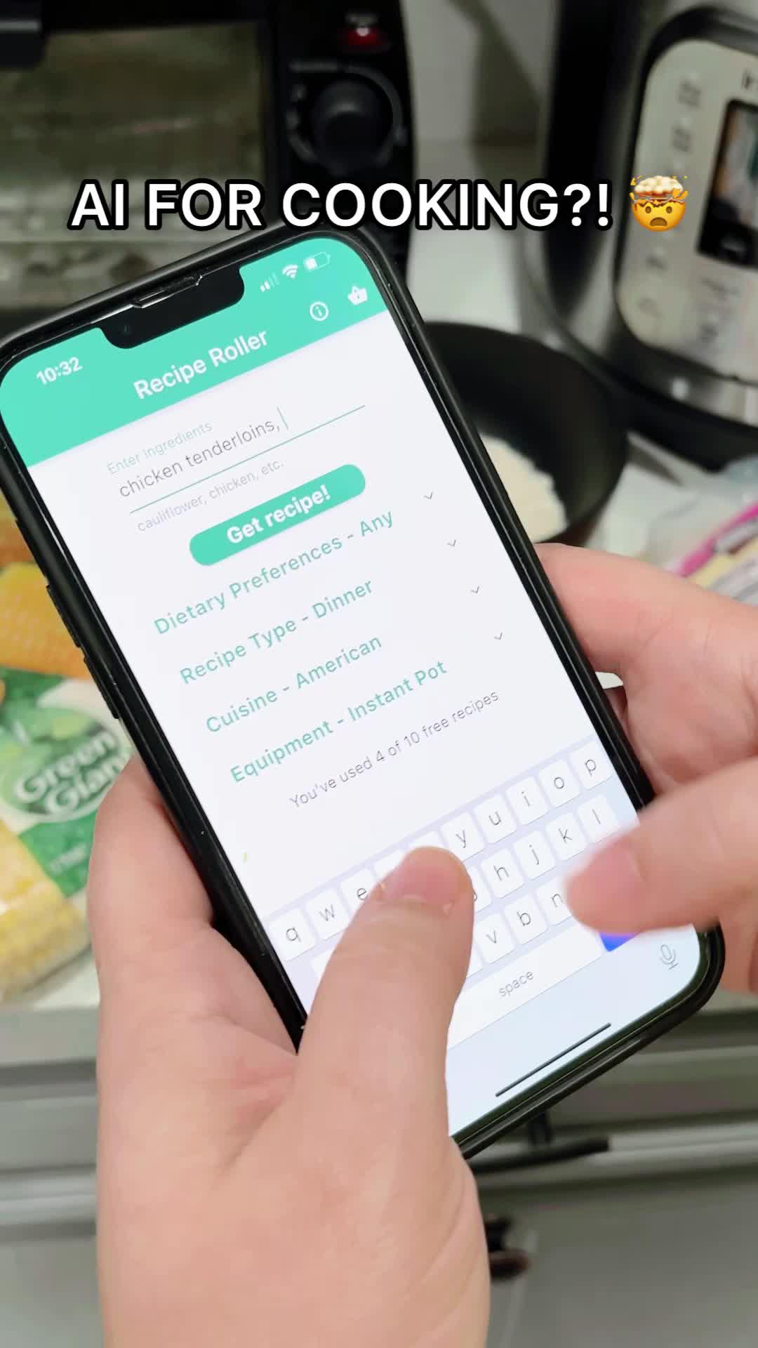 Recipe Roller uses #AI to get you cooking faster than you can say, "Jump to Recipe!" #Recipe #cooking #Apps #recipesforyou #AI #GPT #cookingrecipes #recipeapp #Recipetips #recipeVideo #ingredients