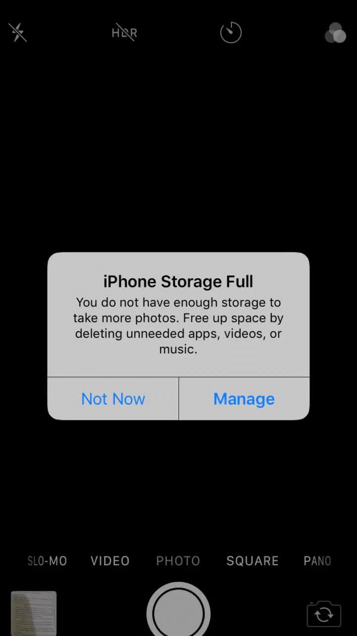 Deep clean trash files for more space.