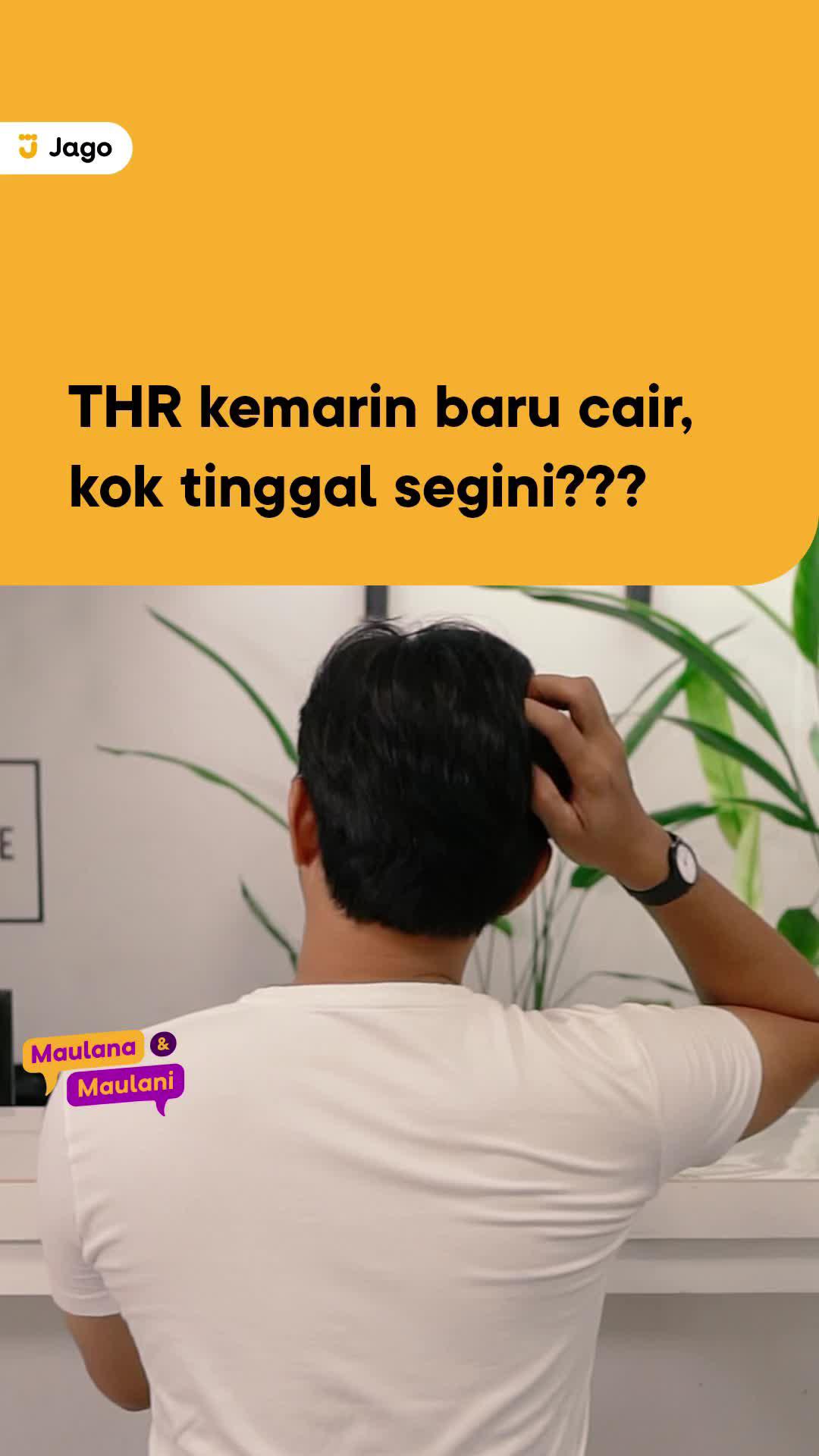 Masih jaman THR abis buat belanja? Deposito Jago lah! Bisa kamu cairin kapan aja #SesuaiMaumu. Biar makin cwan~