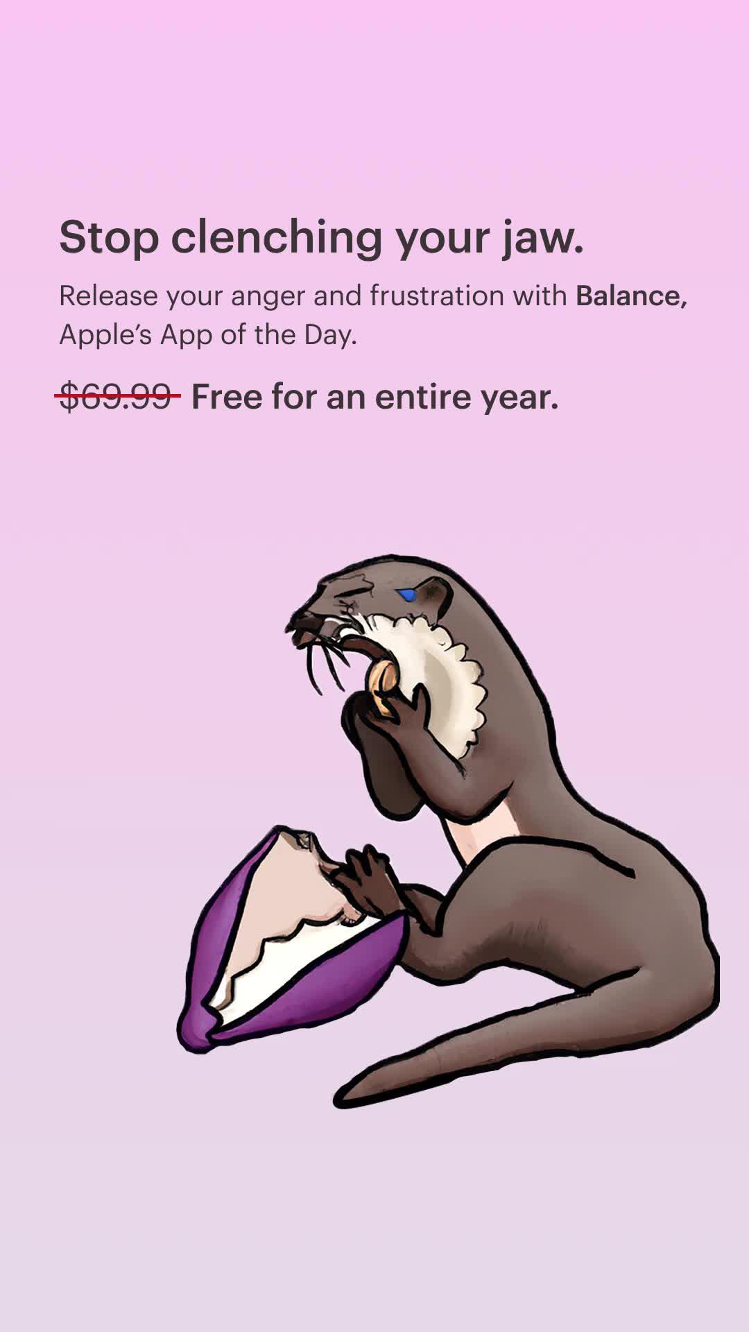 Free one-year subscription for all new members. Improve your sleep, anxiety, and mental health.