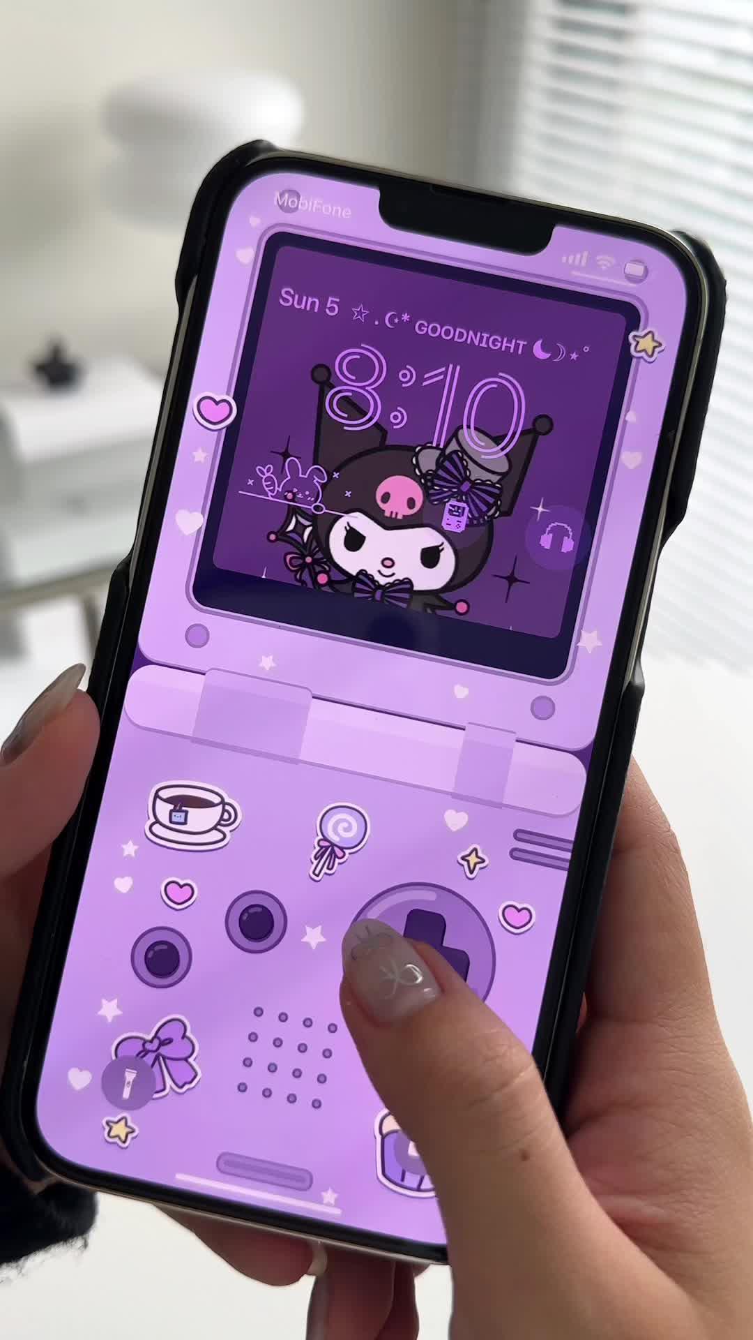 kuromi inspired 👾💜 #micoapp #mico #lockscreen #diywallpaper #fyp #vtvcab #fypシ #trending