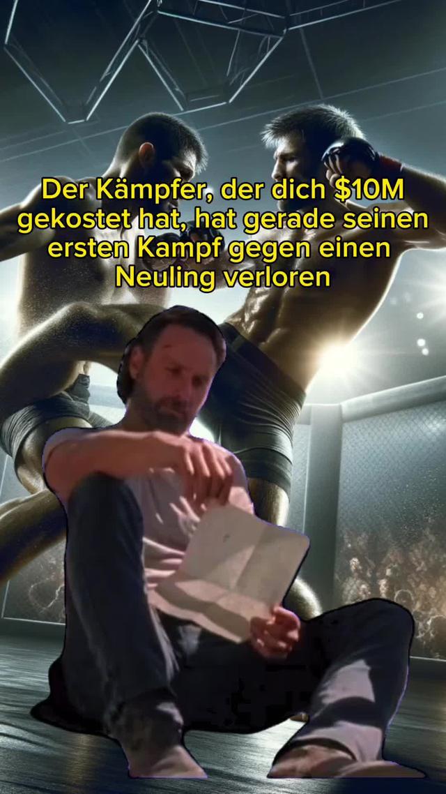 Sei bereit, hart zu arbeiten und noch härter zu kämpfen!
