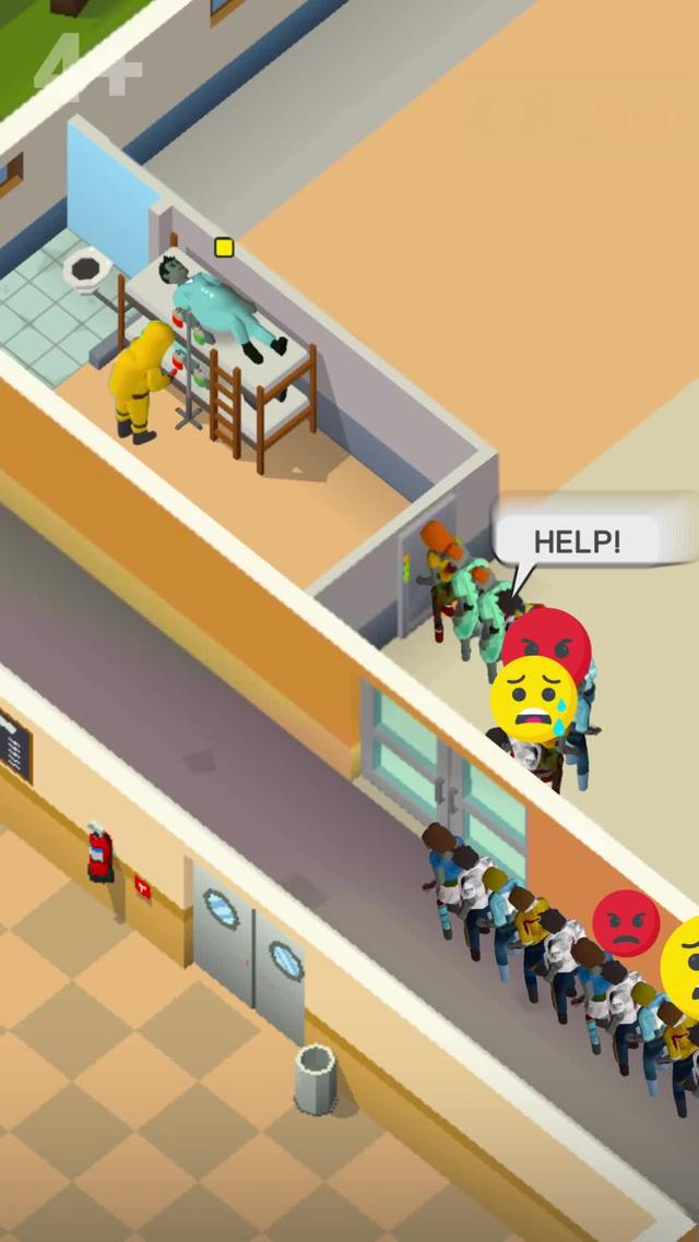 In this game you don't kill zombies, you heal them!