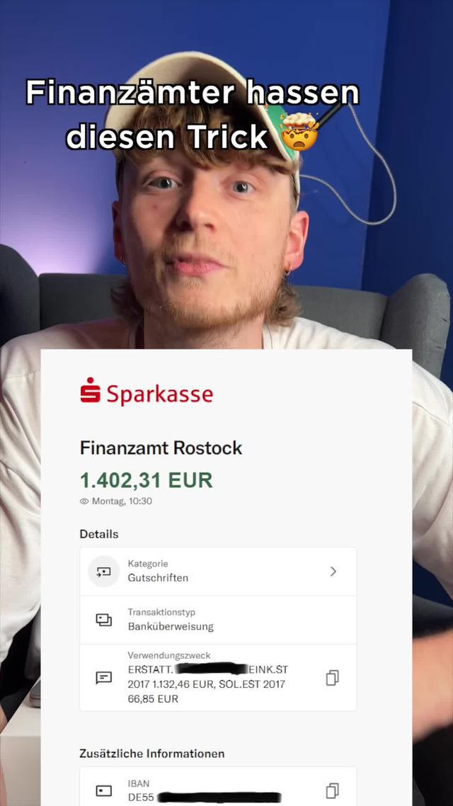 In 3 Minuten über 1.000€ vom Finanzamt. Du brauchst nur deine Steuer-ID von einem deiner Lohnzettel.
