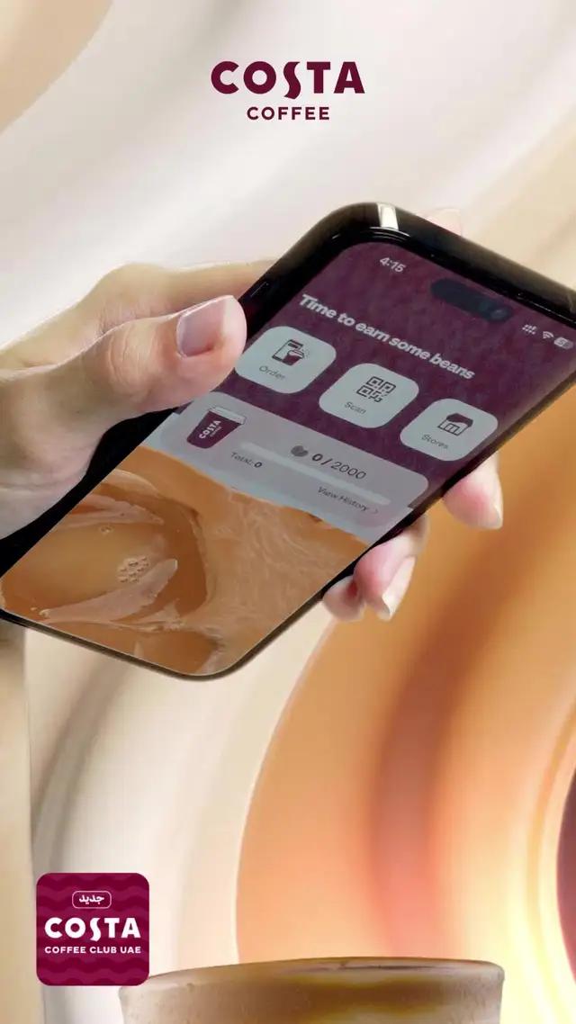Get a free cup on us with your first purchase when you download the Costa Coffee Club app! 