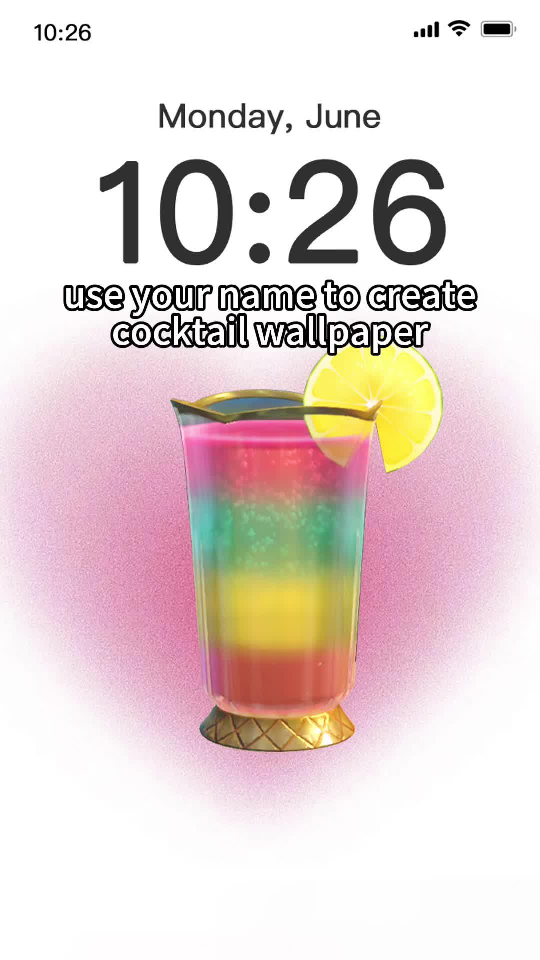 cocktail language wallpaper