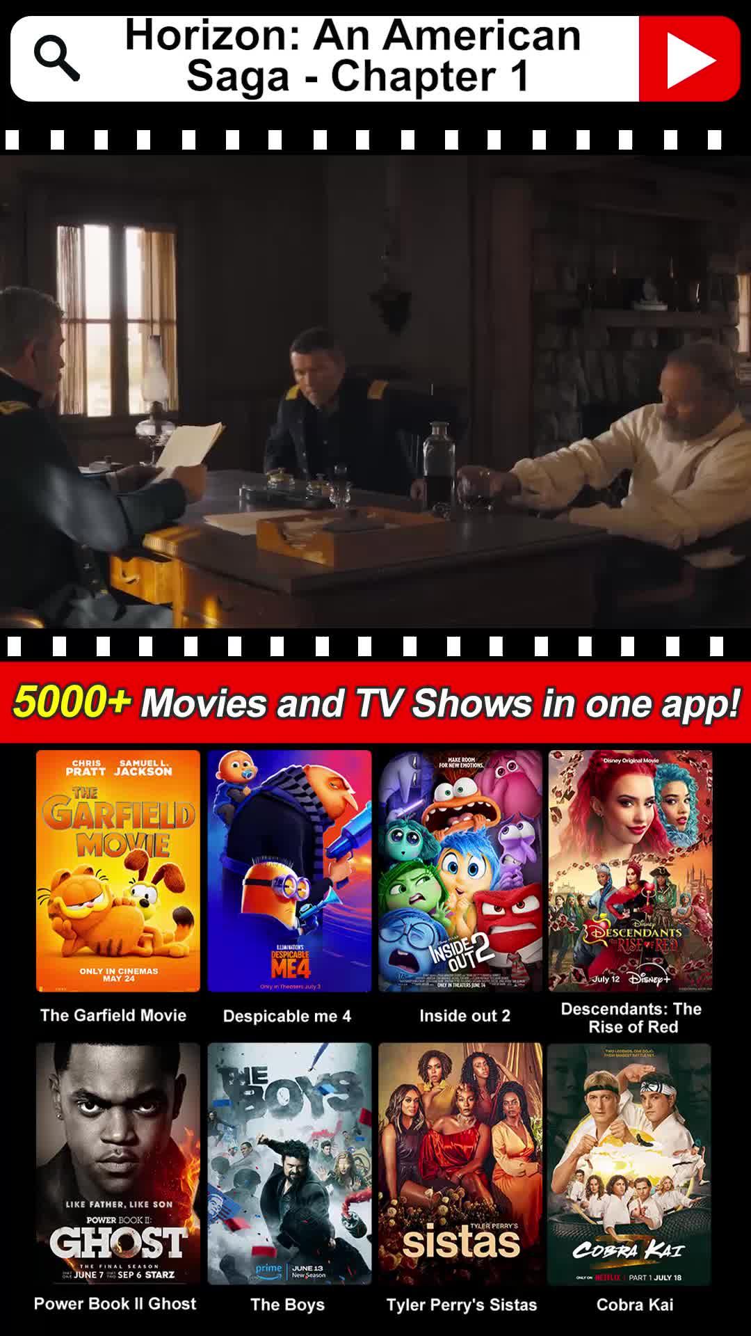 Download for free this powerful movie app