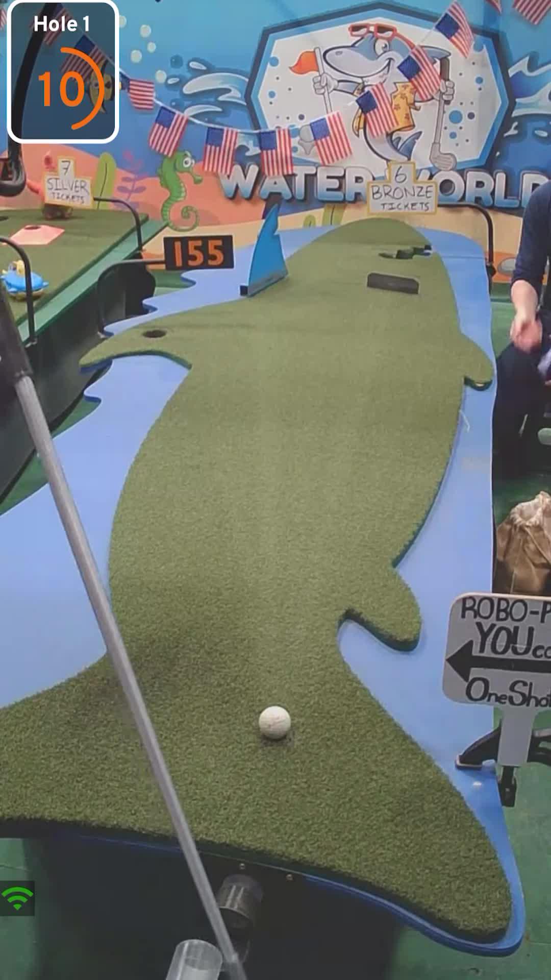 Real Life Mini Golf Game!