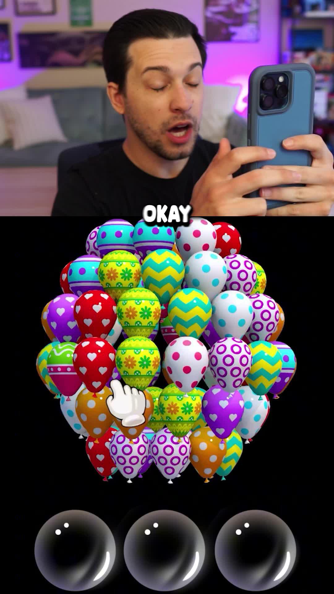 Enjoy the best balloon triple match game