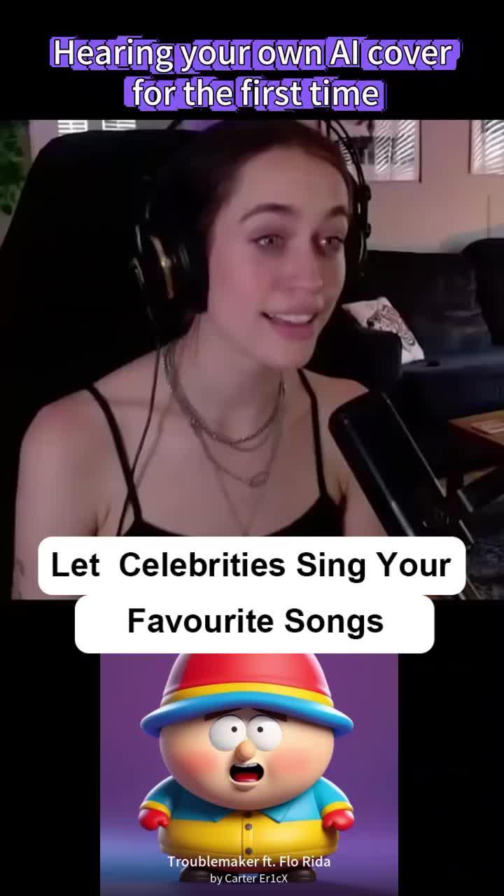 Sing your favorite songs with your voice or any celebrity voice!