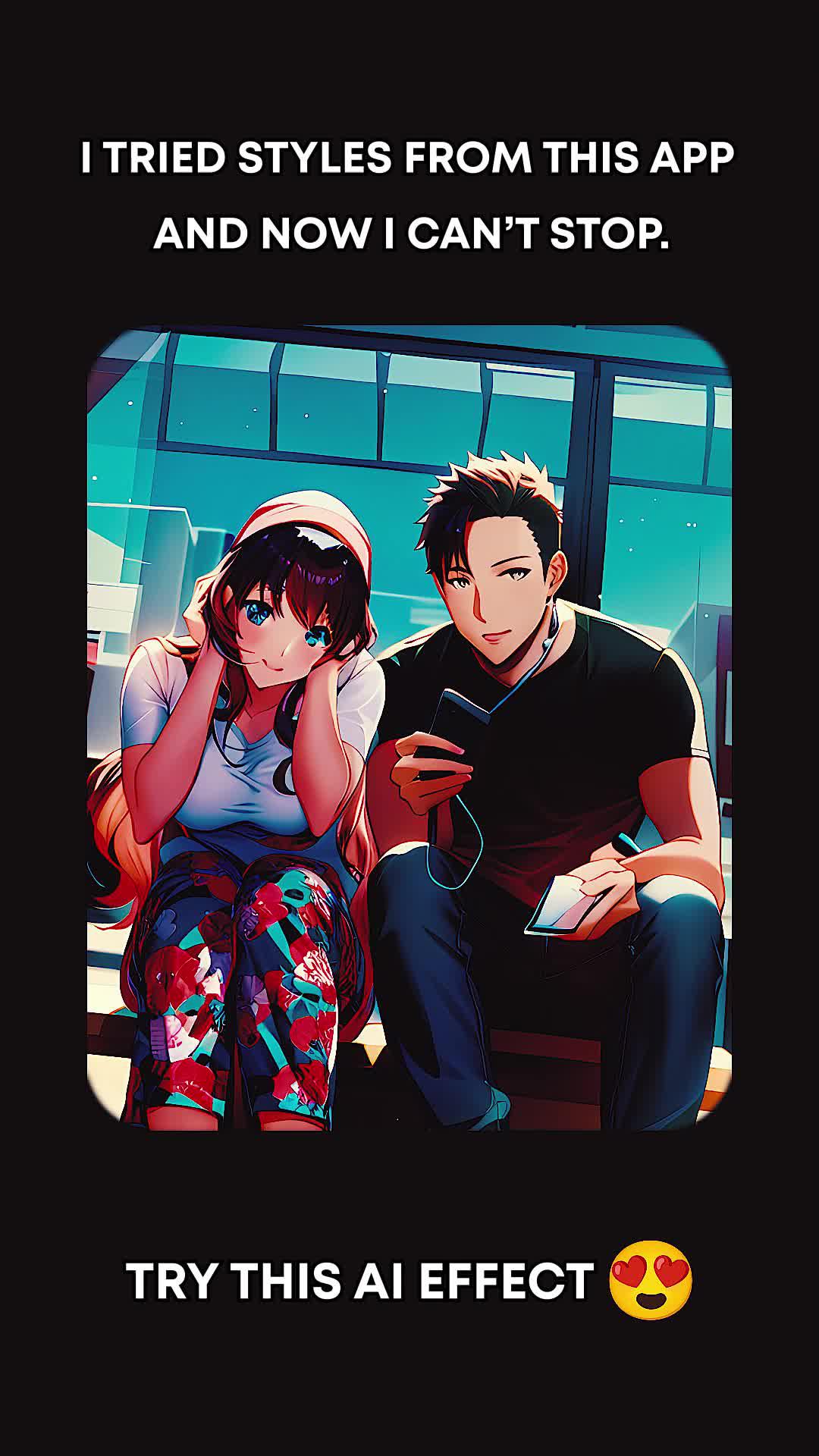 Exclusive AI effects in the OJI app