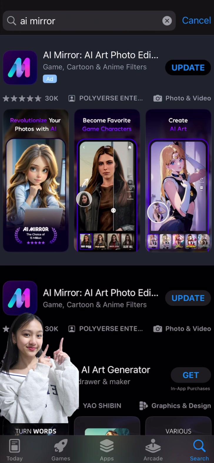 You guys, I just found the coolest filter ever and I just had to share it with you! It's called the Magic Brush Filter! The results are so natural that you can't tell the photo is edited thanks to its 3D realistic feature! 🤩  Try it out now with any photo and see the magic! 🪄✨ #ai #aimirror #aiart #aiapp #3d #editingapps #aitech #aimirrorapp #magicbrush #aifilter #filter  - #ugc #ugccreator #ugccommunity #ugccontent #tech #app #ugcexample #reels #explore #trendingreels #trending #appreccomendation #influencer #contentcreator #ugccreatorjourney