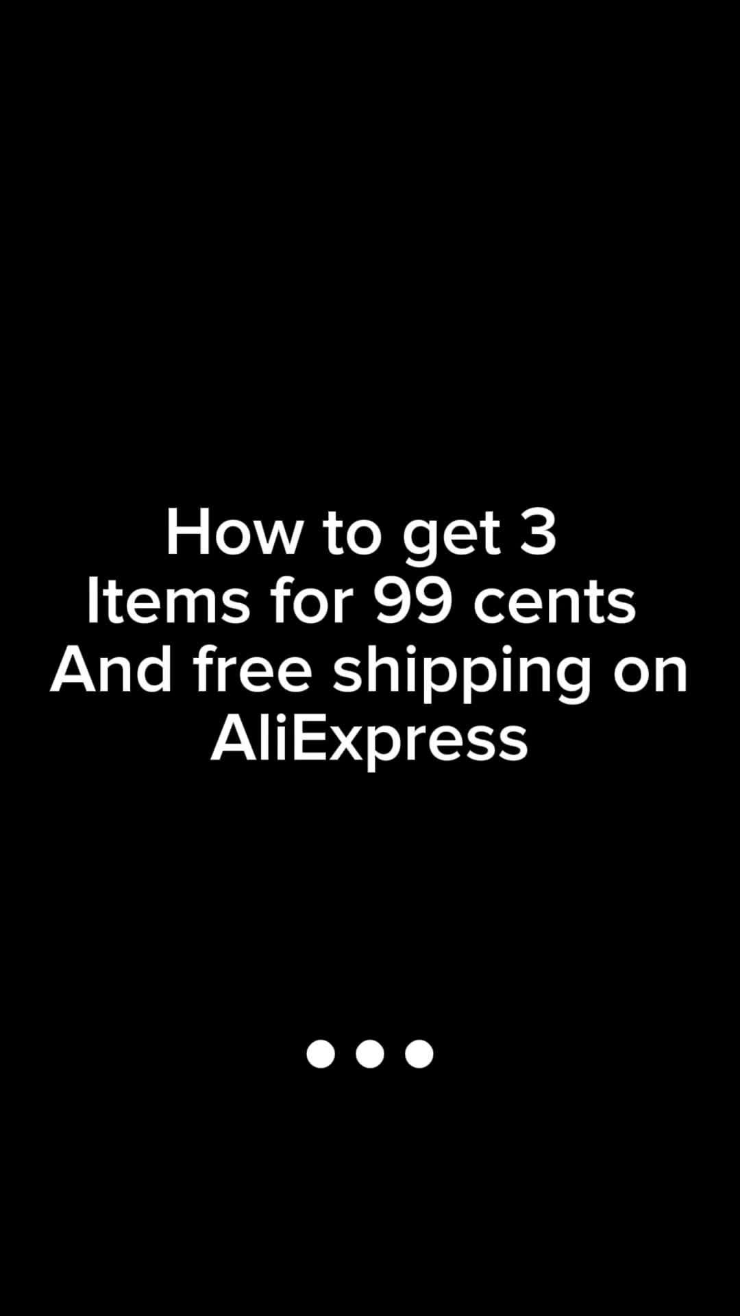3 items for $0.99 on 1st order