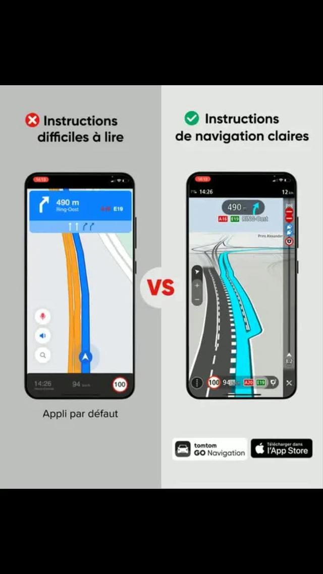 Découvrez l'appli primée de TomTom. Guidage sur voie, Cartes hors ligne et bien plus encore...