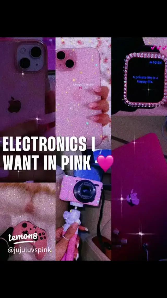 ELECTRONICS I WANT IN PINK 🩷 Aren’t these the cutesttttt 🥹💝 everything would be better in pink! Honestly my next purchase may be a new pink Xbox controller bc my old one has a shortage! I’ll post it soon.  #Lemon8Diary #fypシ #fyp #likeitup #pink #pinkaesthetic #vlogger #whatsinmybag #followforafollow #lemon8christmas